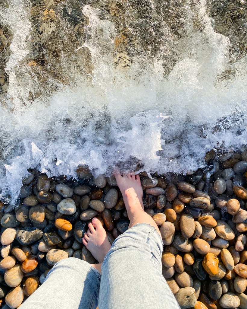 A day trip to Pebble Beach in Weymouth